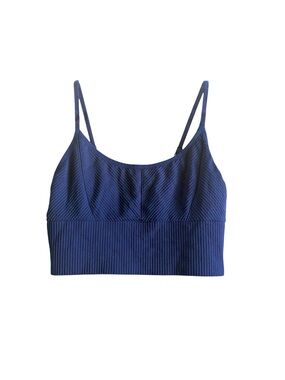 PINK Victoria's Secret Ribbed Spaghetti-Strap Sports Bra